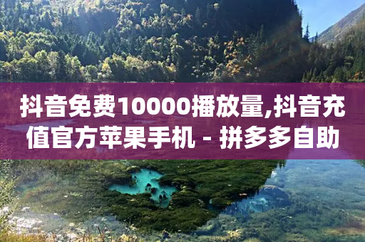 抖音免费10000播放量,抖音充值官方苹果手机 - 拼多多自助下单24小时平台 - 多多入库app下载