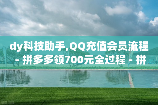 dy科技助手,QQ充值会员流程 - 拼多多领700元全过程 - 拼多多什么用户最容易提现