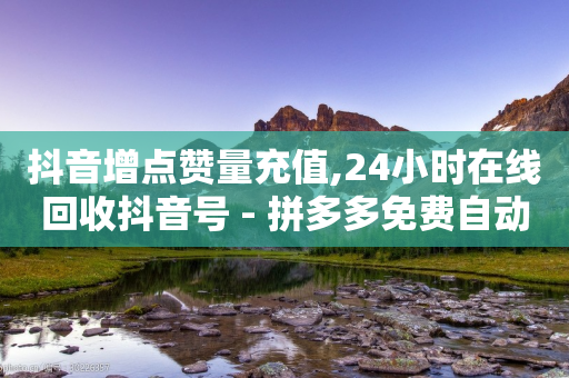 抖音增点赞量充值,24小时在线回收抖音号 - 拼多多免费自动刷刀软件 - 彩虹云商城网站搭建