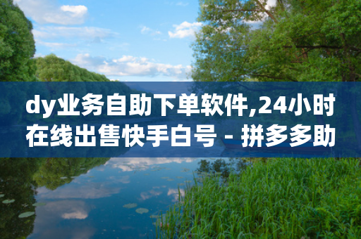 dy业务自助下单软件,24小时在线出售快手白号 - 拼多多助力24小时 - 拼多多下单技巧