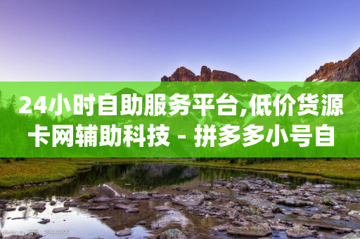 24小时自助服务平台,低价货源卡网辅助科技 - 拼多多小号自助购买平台 - 拼多多qq助力群