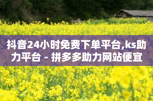 抖音24小时免费下单平台,ks助力平台 - 拼多多助力网站便宜 - 天天领现金的邀请多少人