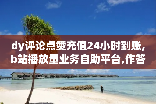 dy评论点赞充值24小时到账,b站播放量业务自助平台,作答解释落实 _ VIP345.324.87-第1张图片-靖非智能科技传媒