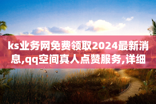 ks业务网免费领取2024最新消息,qq空间真人点赞服务,详细解答解释落实 _ iPhone34.2.374