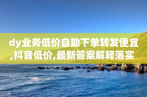 dy业务低价自助下单转发便宜,抖音低价,最新答案解释落实 _ VIP345.324.33-第1张图片-靖非智能科技传媒