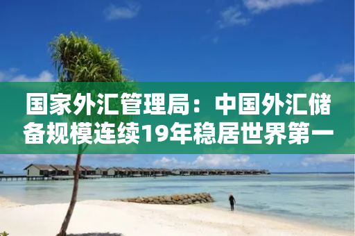 国家外汇管理局：中国外汇储备规模连续19年稳居世界第一