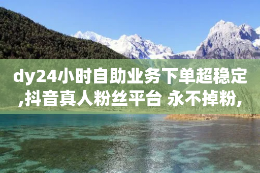 dy24小时自助业务下单超稳定,抖音真人粉丝平台 永不掉粉,作答解释落实 _ iPhone54.67.67-第1张图片-靖非智能科技传媒