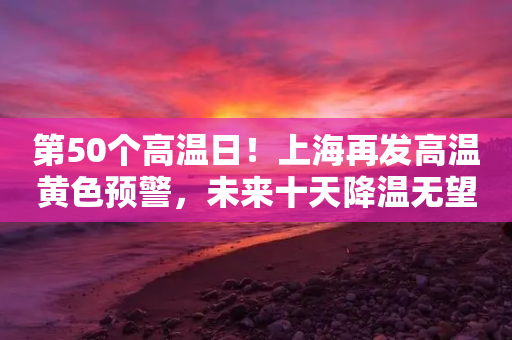 第50个高温日！上海再发高温黄色预警，未来十天降温无望