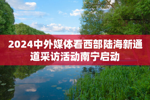 2024中外媒体看西部陆海新通道采访活动南宁启动-第1张图片-靖非智能科技传媒