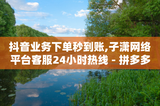 抖音业务下单秒到账,子潇网络平台客服24小时热线 - 拼多多自助下单全网最便宜 - 拼多多砍价一毛十刀