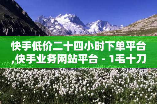 快手低价二十四小时下单平台,快手业务网站平台 - 1毛十刀拼多多助力网站 - 拼多多100人助力