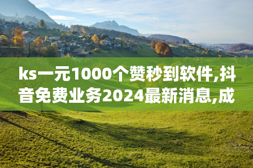 ks一元1000个赞秒到软件,抖音免费业务2024最新消息,成语词义解析_ iPhone54.67.224-第1张图片-靖非智能科技传媒