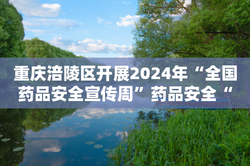 重庆涪陵区开展2024年“全国药品安全宣传周”药品安全“赶集日”宣传活动-第1张图片-靖非智能科技传媒