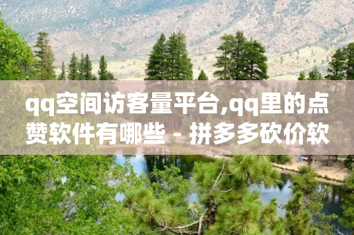 qq空间访客量平台,qq里的点赞软件有哪些 - 拼多多砍价软件代砍平台 - 拼多多出啥大新闻了