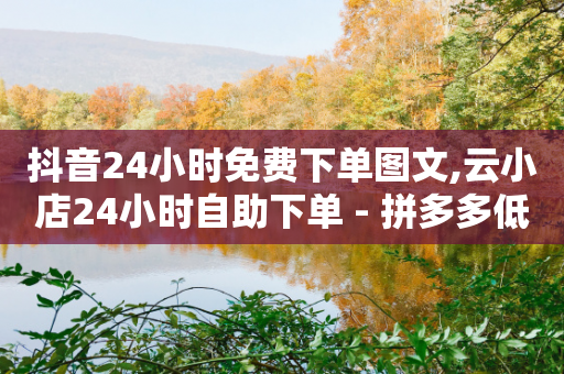 抖音24小时免费下单图文,云小店24小时自助下单 - 拼多多低价助力 - 怎样把照片上传到拼多多客服