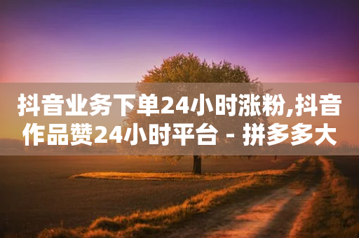 抖音业务下单24小时涨粉,抖音作品赞24小时平台 - 拼多多大转盘助力软件 - 实体店砍一刀流程详解