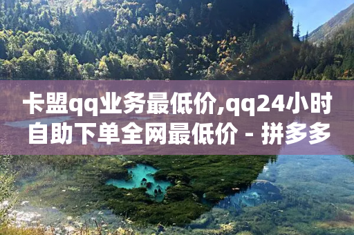 卡盟qq业务最低价,qq24小时自助下单全网最低价 - 拼多多助力平台入口 - 拼多多兑换卡碎片之后