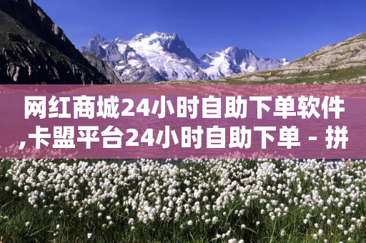 网红商城24小时自助下单软件,卡盟平台24小时自助下单 - 拼多多砍价网站一元10刀 - 砍一刀低价网址