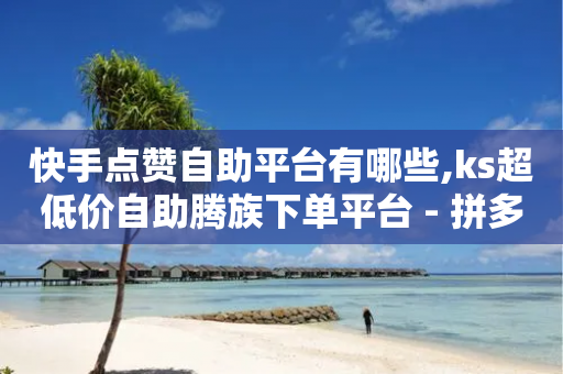 快手点赞自助平台有哪些,ks超低价自助腾族下单平台 - 拼多多砍价一毛十刀网站靠谱吗 - wx号出售平台网