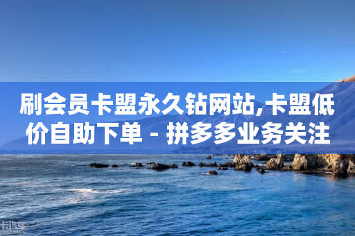 刷会员卡盟永久钻网站,卡盟低价自助下单 - 拼多多业务关注下单平台入口链接 - 拼多多001是多少人