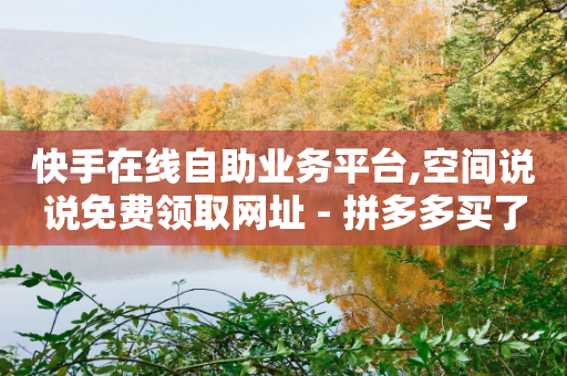 快手在线自助业务平台,空间说说免费领取网址 - 拼多多买了200刀全被吞了 - 天天领现金拼多多