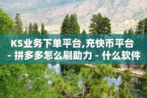 KS业务下单平台,充快币平台 - 拼多多怎么刷助力 - 什么软件可以刷拼多多销量-第1张图片-靖非智能科技传媒