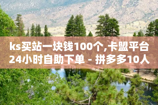 ks买站一块钱100个,卡盟平台24小时自助下单 - 拼多多10人助力 - 每天领取100000赞名片