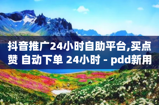 抖音推广24小时自助平台,买点赞 自动下单 24小时 - pdd新用户助力网站 - 拼多多新人助力网站