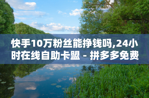 快手10万粉丝能挣钱吗,24小时在线自助卡盟 - 拼多多免费助力 - 拼多多设置200天内发货-第1张图片-靖非智能科技传媒