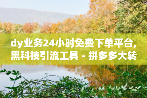 dy业务24小时免费下单平台,黑科技引流工具 - 拼多多大转盘助力网站免费 - 拼多多免费领商品领1件-第1张图片-靖非智能科技传媒