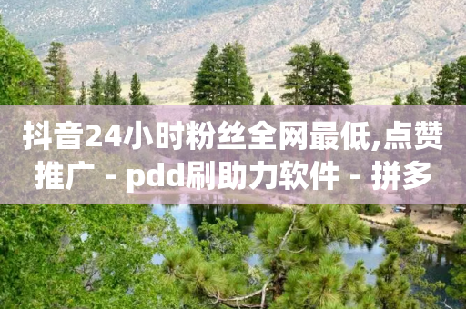 抖音24小时粉丝全网最低,点赞推广 - pdd刷助力软件 - 拼多多现金大转盘700容易吗