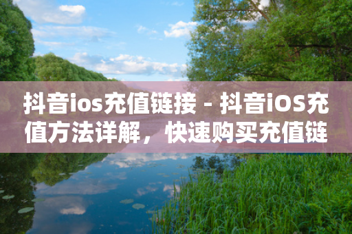 抖音ios充值链接 - 抖音iOS充值方法详解，快速购买充值链接！~-第1张图片-靖非智能科技传媒