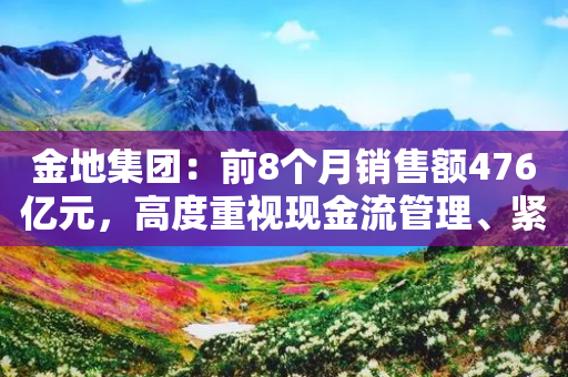 金地集团：前8个月销售额476亿元，高度重视现金流管理、紧抓销售回款-第1张图片-靖非智能科技传媒