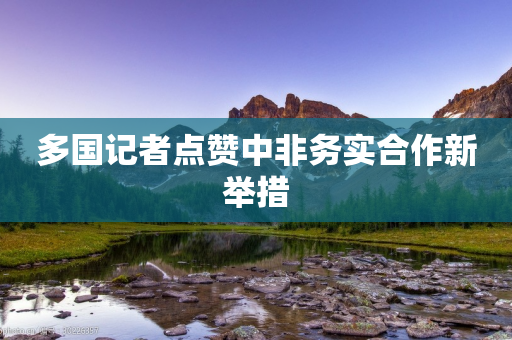 多国记者点赞中非务实合作新举措