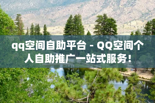 qq空间自助平台 - QQ空间个人自助推广一站式服务！