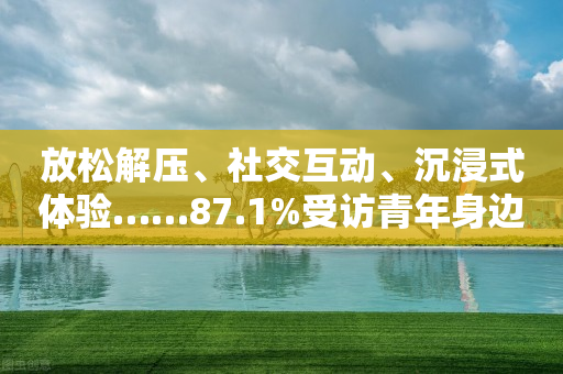 放松解压、社交互动、沉浸式体验……87.1%受访青年身边有年轻人聚集的夜市街区