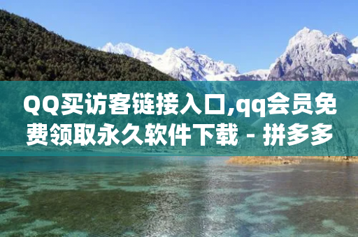 QQ买访客链接入口,qq会员免费领取永久软件下载 - 拼多多助力网站便宜 - 拼多多先钻石后积分最后元宝