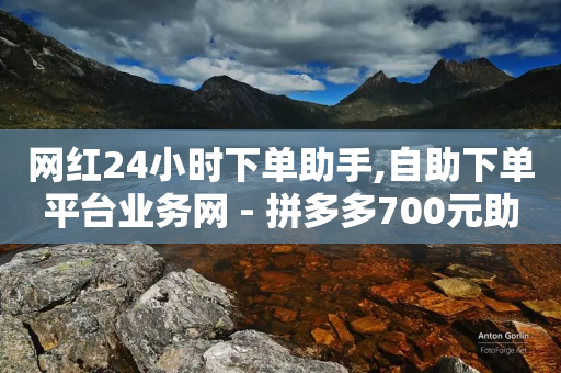 网红24小时下单助手,自助下单平台业务网 - 拼多多700元助力到元宝了 - 拼多多被助力的人有记录吗-第1张图片-靖非智能科技传媒