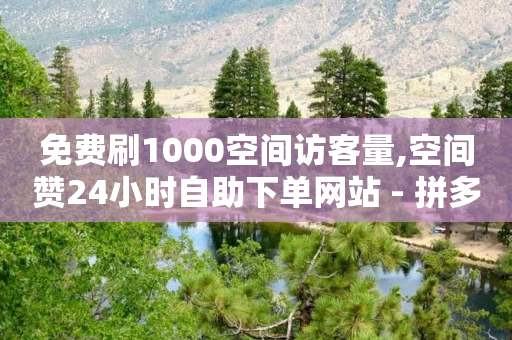 免费刷1000空间访客量,空间赞24小时自助下单网站 - 拼多多扫码助力网站 - 拼多多网页版入口官方-第1张图片-靖非智能科技传媒