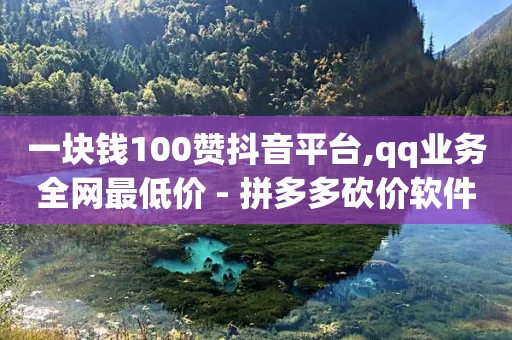 一块钱100赞抖音平台,qq业务全网最低价 - 拼多多砍价软件代砍平台 - 拼多多除了元宝钻石还有啥