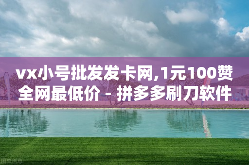 vx小号批发发卡网,1元100赞全网最低价 - 拼多多刷刀软件 - 拼多多助力有几个阶段-第1张图片-靖非智能科技传媒