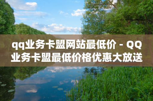 qq业务卡盟网站最低价 - QQ业务卡盟最低价格优惠大放送。-第1张图片-靖非智能科技传媒