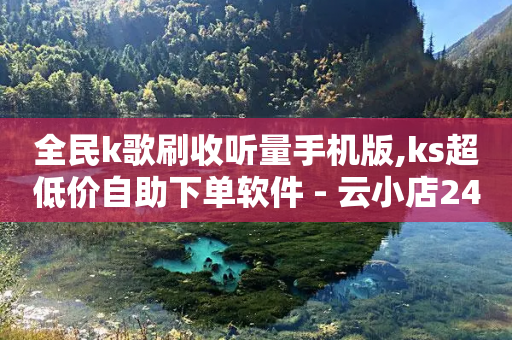 全民k歌刷收听量手机版,ks超低价自助下单软件 - 云小店24小时自助下单 - 拼多多免费领5件的流程图