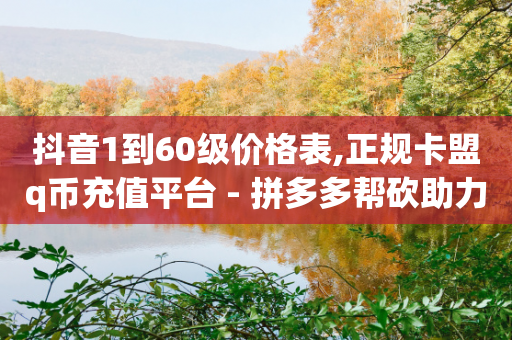 抖音1到60级价格表,正规卡盟q币充值平台 - 拼多多帮砍助力软件 - 拼多多40大转盘全部步骤图