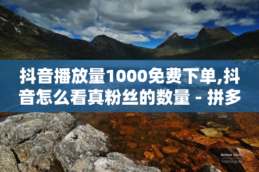 抖音播放量1000免费下单,抖音怎么看真粉丝的数量 - 拼多多50元提现要多少人助力 - 拼多多怎么不用好友助力