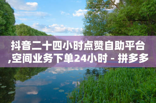 抖音二十四小时点赞自助平台,空间业务下单24小时 - 拼多多买刀助力 - 拼多多脚本软件