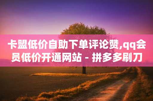 卡盟低价自助下单评论赞,qq会员低价开通网站 - 拼多多刷刀软件免费版下载 - 拼多多一百元助力需要多少人