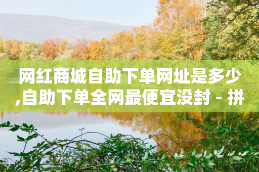 网红商城自助下单网址是多少,自助下单全网最便宜没封 - 拼多多700元助力到元宝了 - 拼多多每五张可兑换一笔打款-第1张图片-靖非智能科技传媒