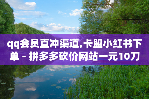 qq会员直冲渠道,卡盟小红书下单 - 拼多多砍价网站一元10刀 - 拼多多直播间禁拍怎么弄