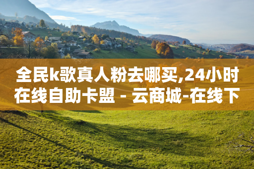 全民k歌真人粉去哪买,24小时在线自助卡盟 - 云商城-在线下单 - 拼多多怎么找货源上货